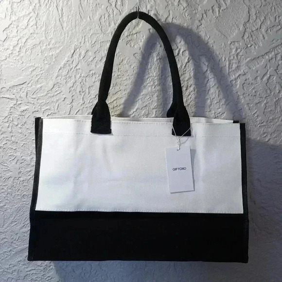 Canvas Beach bag available A B C D R T S M - Picture 4 of 7
